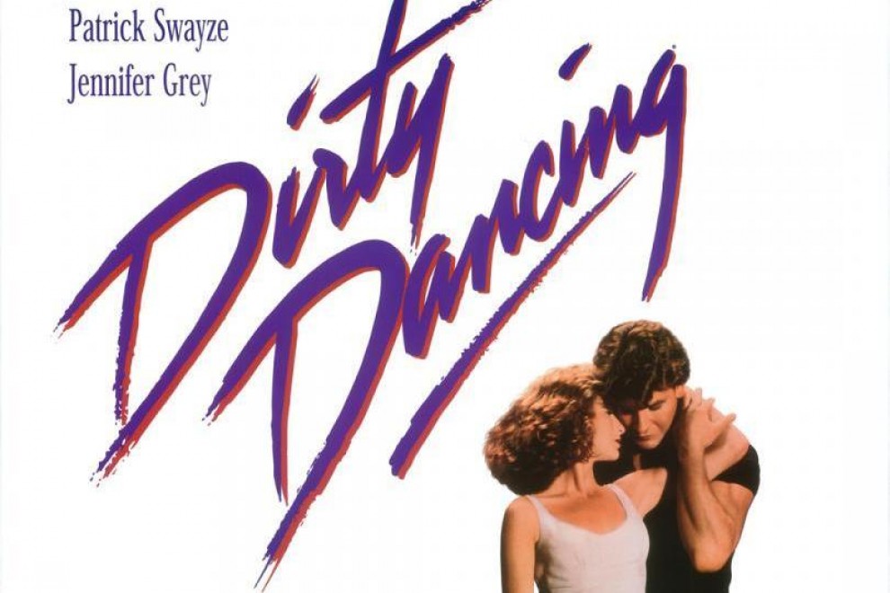 Cartel de la película Dirty Dancing, protagonizada por Jennifer Grey y Patrick Swayze.