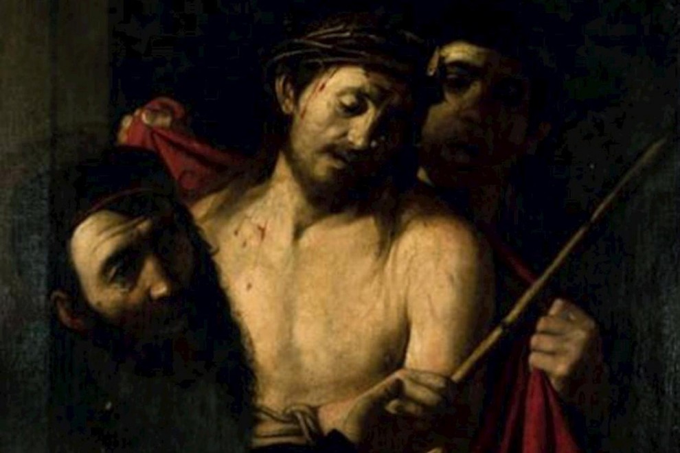 Imagen para ilustrar la noticia que acompaña. - La pintura atribuible a Caravaggio con el título 'Ecce Homo'.