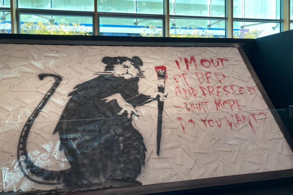 L'Exposició sobre Banksy recull 70 0bres originals de l'artista al Disseny Hub de Barcelona.