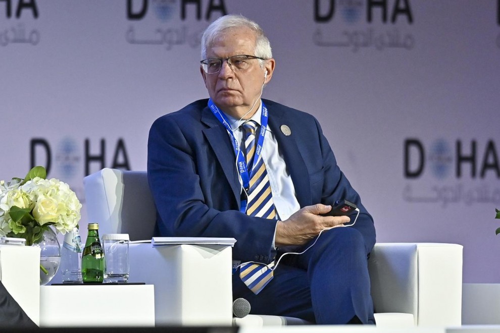 El Alto Representante de la Unión Europea para Asuntos Exteriores y Política de Seguridad, Josep Borrell, en el Foro de Doha, el 26 de marzo de 2022.