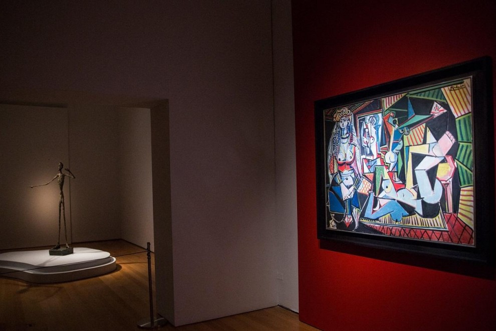 10/05/2022-La obra de arte 'Les femmes d'Alger (Version O)' pintada por Pablo Picasso se exhibe en Christie's el 11 de mayo de 2015 en Nueva York