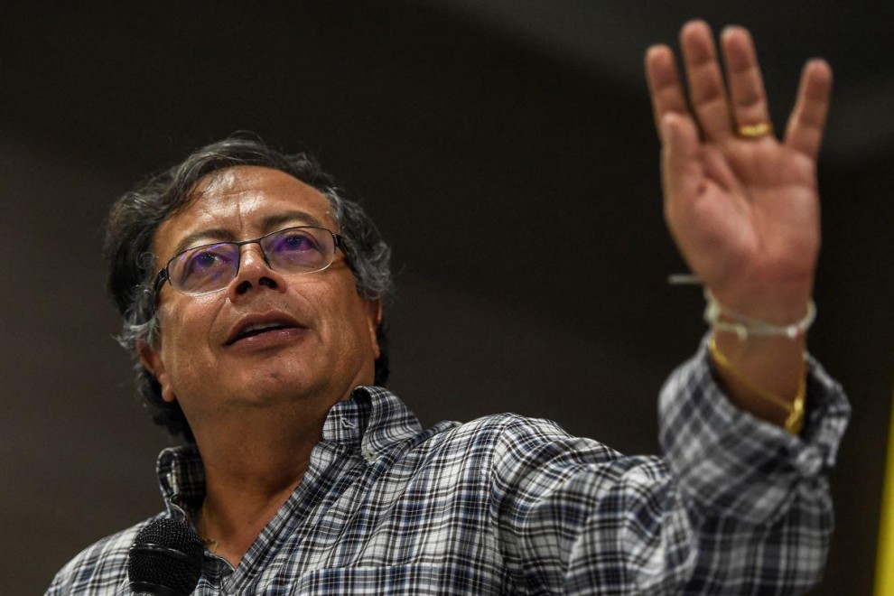 El presidente de Colombia, Gustavo Petro, pronuncia un discurso en Buenaventura, Colombia, a 6 de septiembre de 2022.