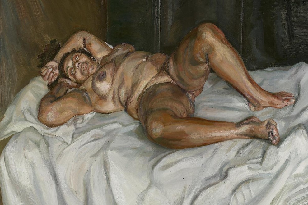 'Naked Solicitor' (2003), por Lucian Freud.