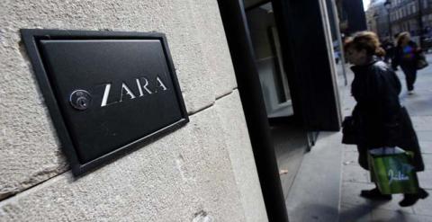 Entrada de una tienda de Zara, la enseña principal de Inditex.