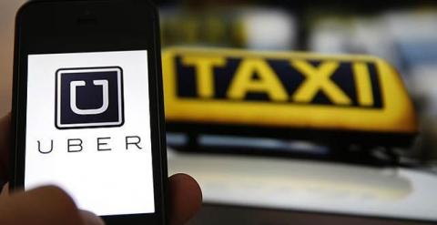 La aplicación móvil para compartir coche con chófer, Uber.