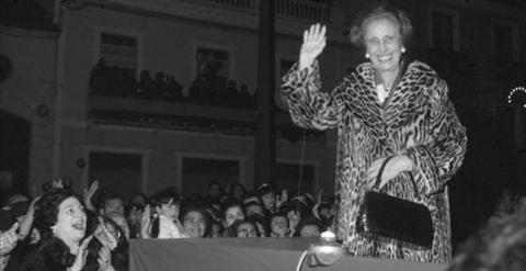 Carmen Polo o 'La Generalissima', según el embajador de EEUU en Madrid, Wells Stabler.- EFE-Archivo