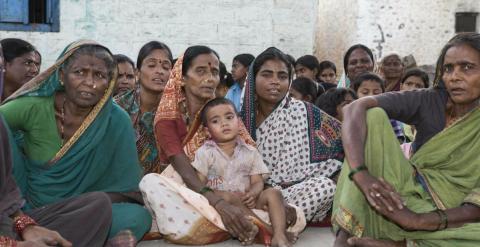 Mujeres devadasi y sus hijos