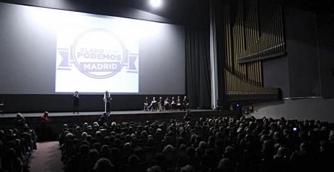 Acto de cierre de campaña de Claro que Podemos Madrid. EFE/Víctor Lerena