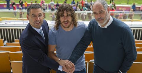 Bartomeu, Puyol y Zubizarreta.