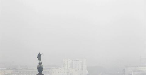 El viernes se activó el protocolo por la fuerte contaminación en Barcelona. EFE