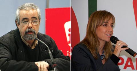 Ángel Pérez y Tania Sánchez.