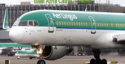 Un avión de  Aer Lingus  en el aeropuerto de Dublin REUTERS/Cathal McNaughton