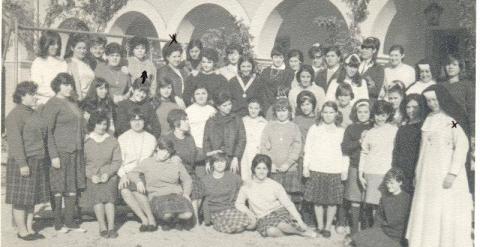 Internas en el Reformatorio de San Fernando de Henares (Madrid), dependiente del Patronato de Protección a la Mujer, en 1966.