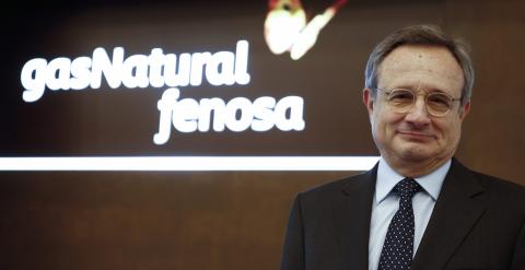 El consejero delegado de Gas Natural Fenosa, Rafael Villaseca,  durante la presentación de los resultados de la compañía en 2014. REUTERS/Sergio Perez