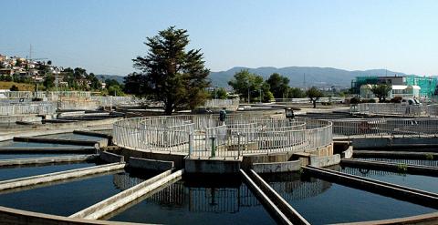 Estación de tratamiento de agua potable del Llobregat de ATLL.