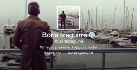 Perfil en Twitter de Boris Izaguirre.
