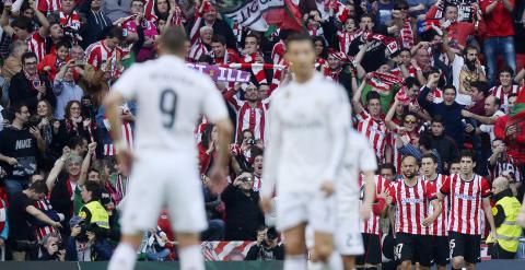 El Madrid sucumbe ante el Bilbao. REUTERS/Vincent West
