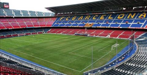 Vista del interior del Camp Nou. EFE