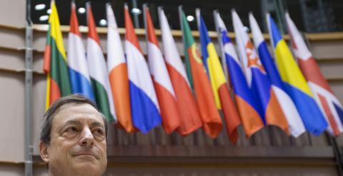 El presidente del BCE, Mario Draghi, en una comparecencia en el Parlamento Europeo. REUTERS/Yves Herman