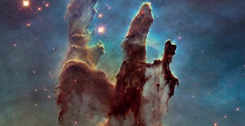 Última imagen de los Pilares de la Creación en la Nebulosa del Águila, tomada en 2014. Autor:NASA, ESA/Hubble