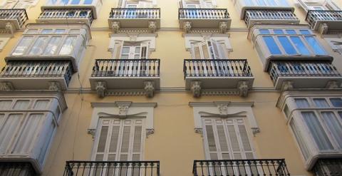 Bloque de pisos en el centro de Madrid. E.P.