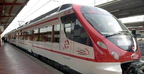 Tren modelo 'Civia', de la nueva generación de cercanías para Renfe. EFE