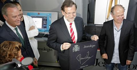 Alberto Fabra, presidente de la Generalitat Valenciana y el presidente del Gobierno, Mariano Rajoy./ EFE