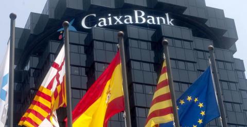 Sede la Caixabank en Barcelona. EFE