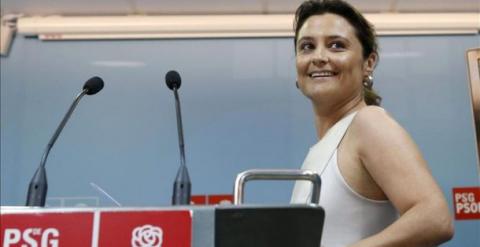 La diputada del PSOE a la que se le cae el techo en su despacho del Congreso.
