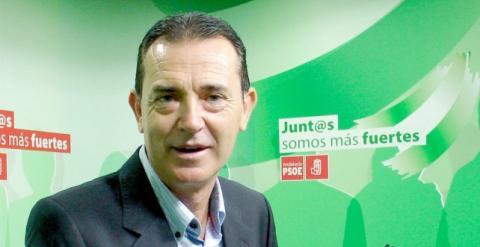 El candidato socialista a la alcaldía de Almería, Juan Carlos Pérez Navas