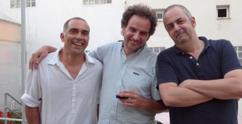 Ariel Jerez, Bruno Estrada y Emilio Silva.