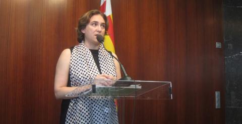 La alcaldesa de Barcelona, Ada Colau./ EUROPA PRESS
