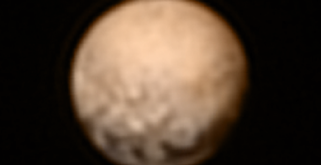 La imagen de Plutón captada por New Horizons. NASA