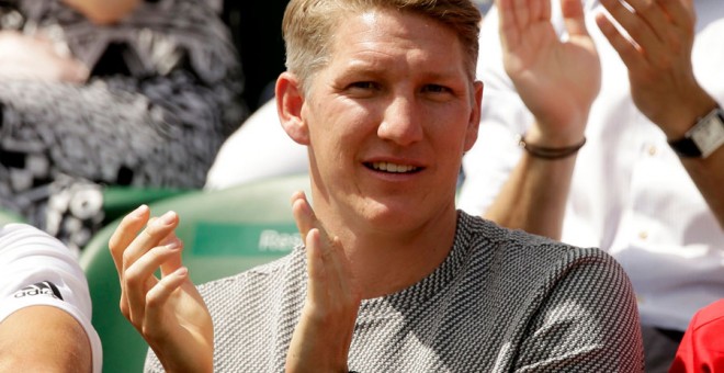Schweinsteiger, en Wimbledon hace unos días. REUTERS/Henry Browne