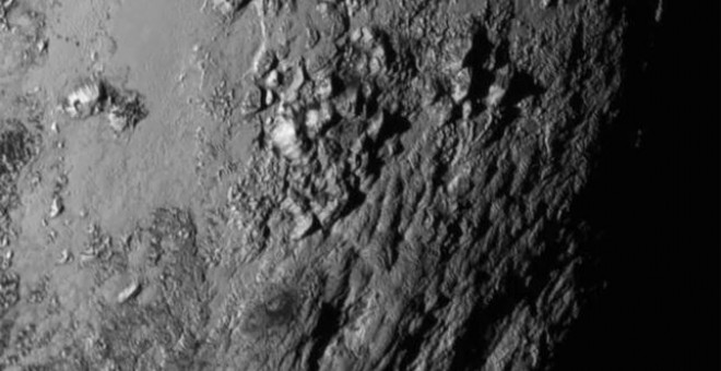 Imagen de Plutón tomada por New Horizons. NASA