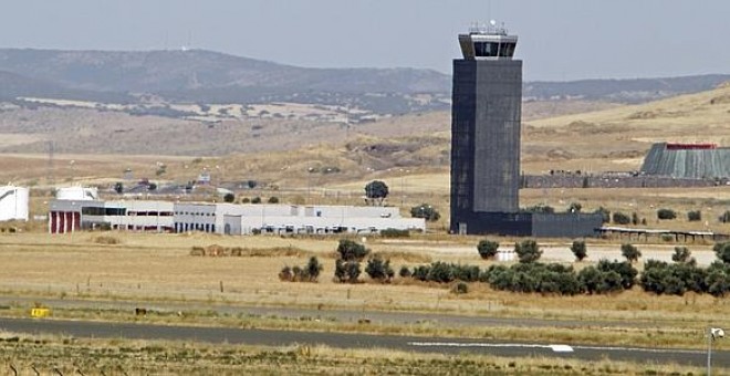 Imagen del aeropuerto de Ciudad Real, completamente abandonado.