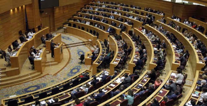 Imagen de archivo de un pleno en el Senado./ EFE