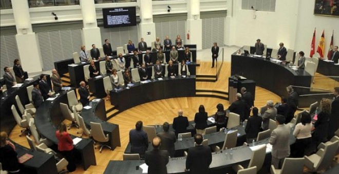 Pleno del Ayuntamiento de Madrid. Archivo EFE