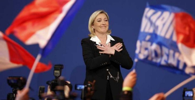 La líder del Frente Nacional francés (FN), Marine Le Pen.- AFP