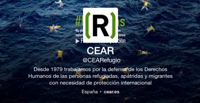 Perfil de Twitter de CEAR