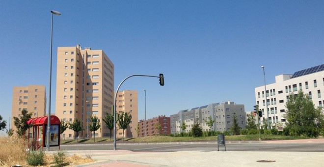 Edificios de viviendas en construcción en Madrid. E.P.
