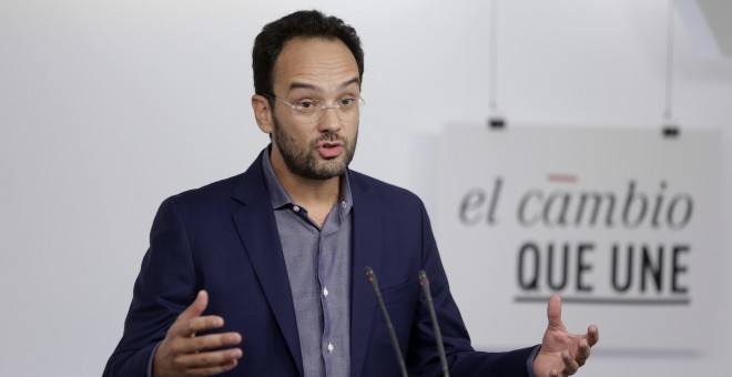 El portavoz del PSOE en el Congreso, Antonio Hernando. EFE/Emilio Naranjo