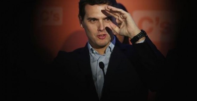 El presidente de Ciudadanos, Albert Rivera, durante un acto del partido. Archivo REUTERS