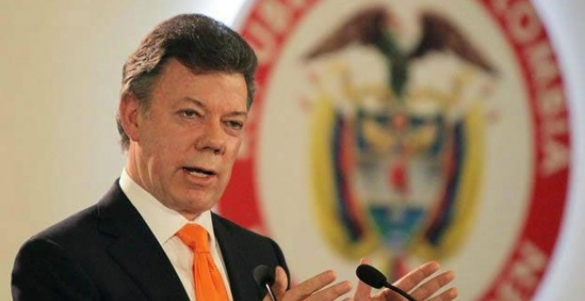 El presidente del Gobierno colombiano, Juan Manuel Santos./ EFE