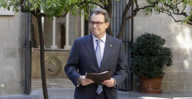 El presidente de la Generalitat en funciones, Artur Mas. / EFE