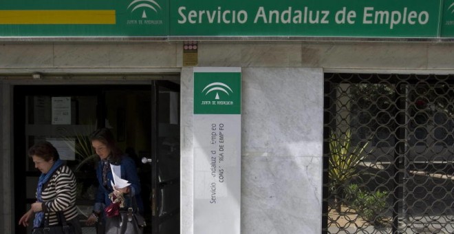 Oficina de empleo de la Junta de Andalucía. EFE