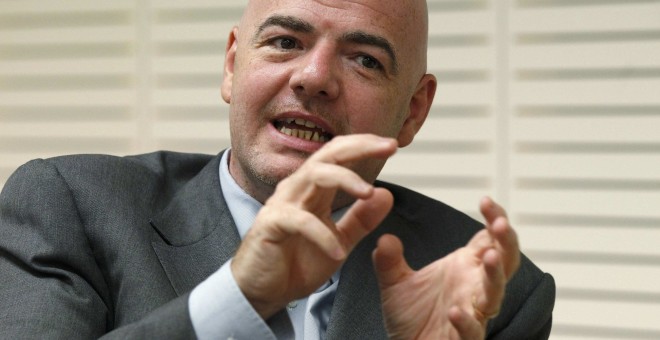 Gianni Infantino, secretario general de la UEFA. /REUTERS