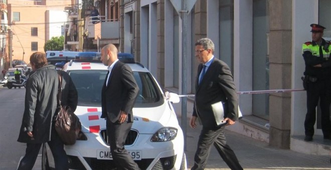 Javier Mascherano a su salida del juzgado de Gavà. /EUROPA PRESS