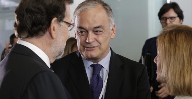 Esteban González Pons, durante el congreso que el PPE celebró la semana pasada en Madrid. / EFE