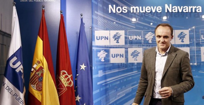 El presidente de UPN, Javier Esparza.- EFE